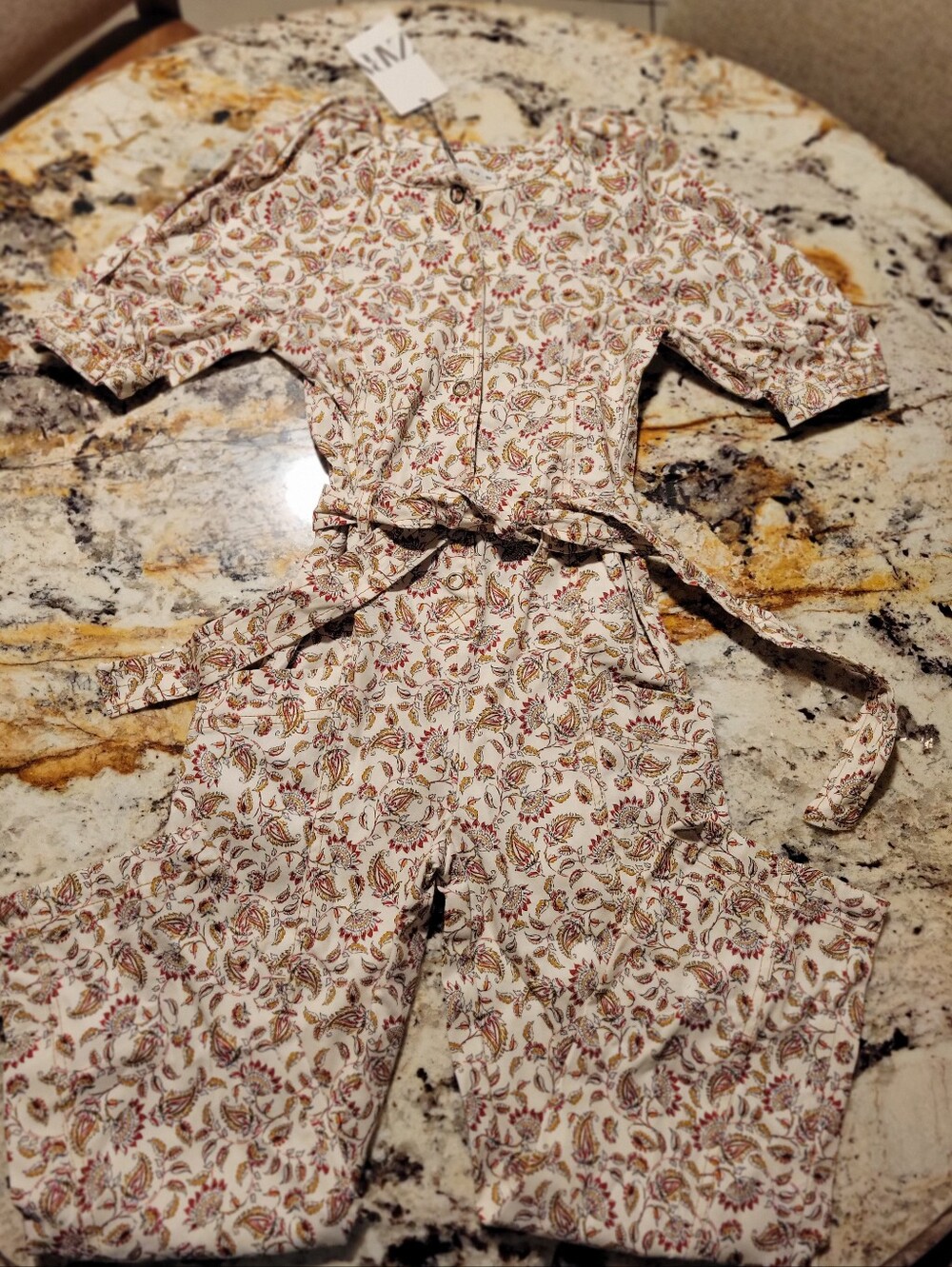 Zara Floral Jump Suit